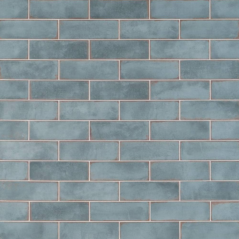 Coronado 4" x 12" Polished Blue Ceramic Subway Tile