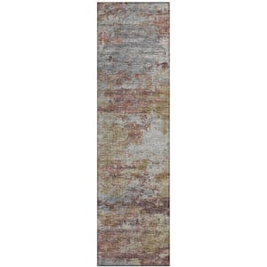 Accord Multi 2 ft. 3 in. x 7 ft. 6 in. Abstract Indoor/Outdoor Washable Area Rug