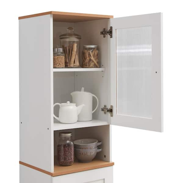  FOTOSOK Kitchen Pantry Storage Cabinet, 63'' Tall