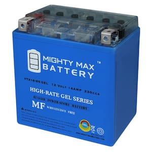Batterie moto BOSCH M6021 AGM 12V 14ah 210A YTX16-BS- identique à la  batterie origine première monte