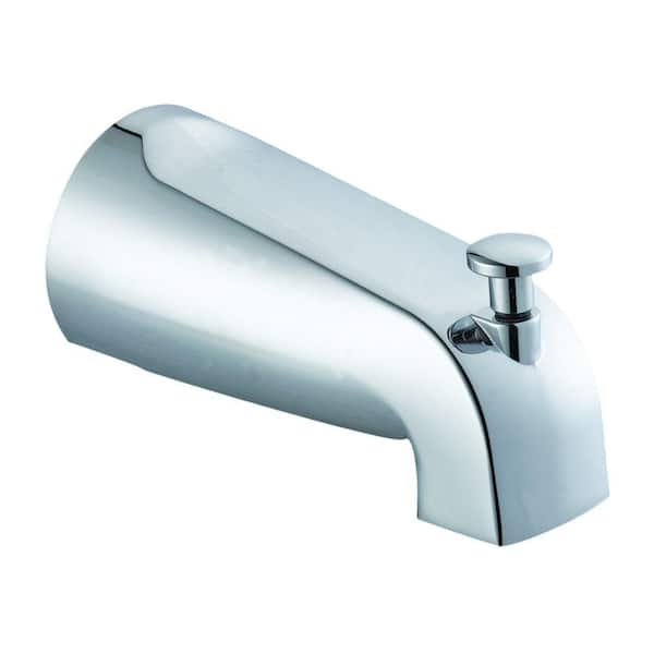 Design House Tub Diverter Spout in Polished Chrome