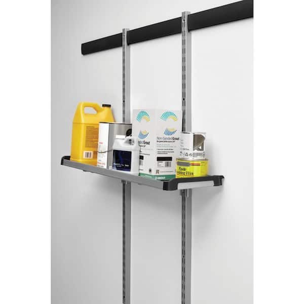 Rubbermaid FastTrack Garage 31.5 in. W x 9.5 in. D Large Metal Shelf  1938438 - The Home Depot