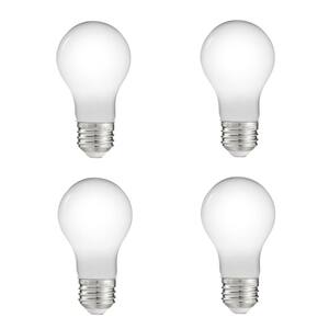 40-Watt Equivalent A19 Dimmable Edison LED Light Bulb True White (4-Pack)