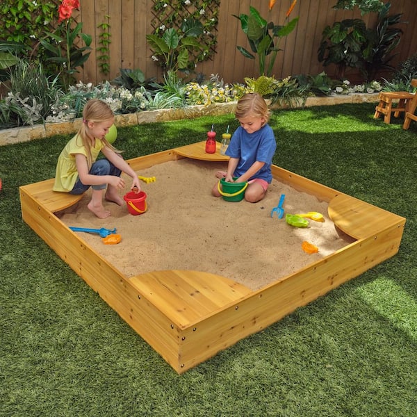 motto_kuma / OX SAND サンド KidKraft 58-4/5 in. x 58-4/5 in. x 8.38 in. Backyard Square