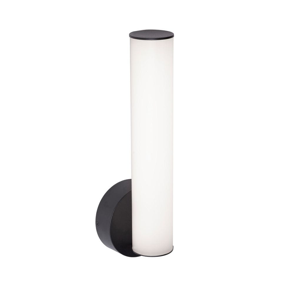 Leia 1 1-Light Black Dimmable Wall Sconce with White Acrylic Shade price history on PriceWatchPro