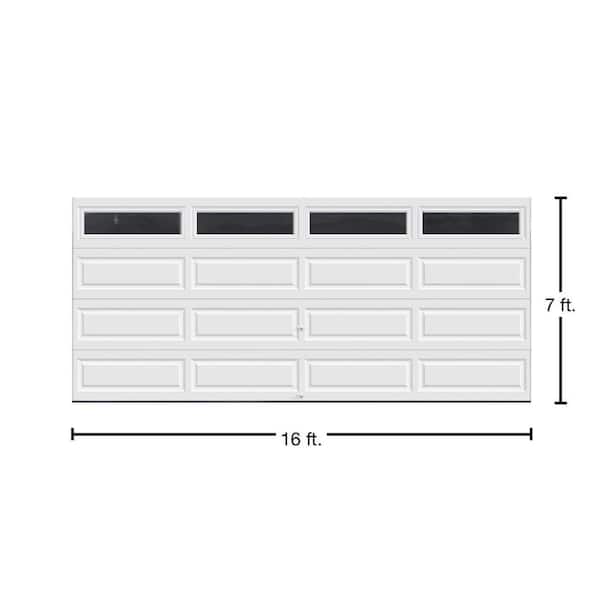 Clopay Classic Steel Long Panel 16 ft x 7 ft Insulated 18.4 R