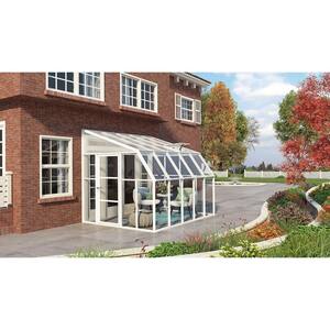 Véranda Canopia Rion Sun Room Par Palram - 6x10 Pieds, Jardin D'Hiver, Facile à Monter, Transparente Et Résistante