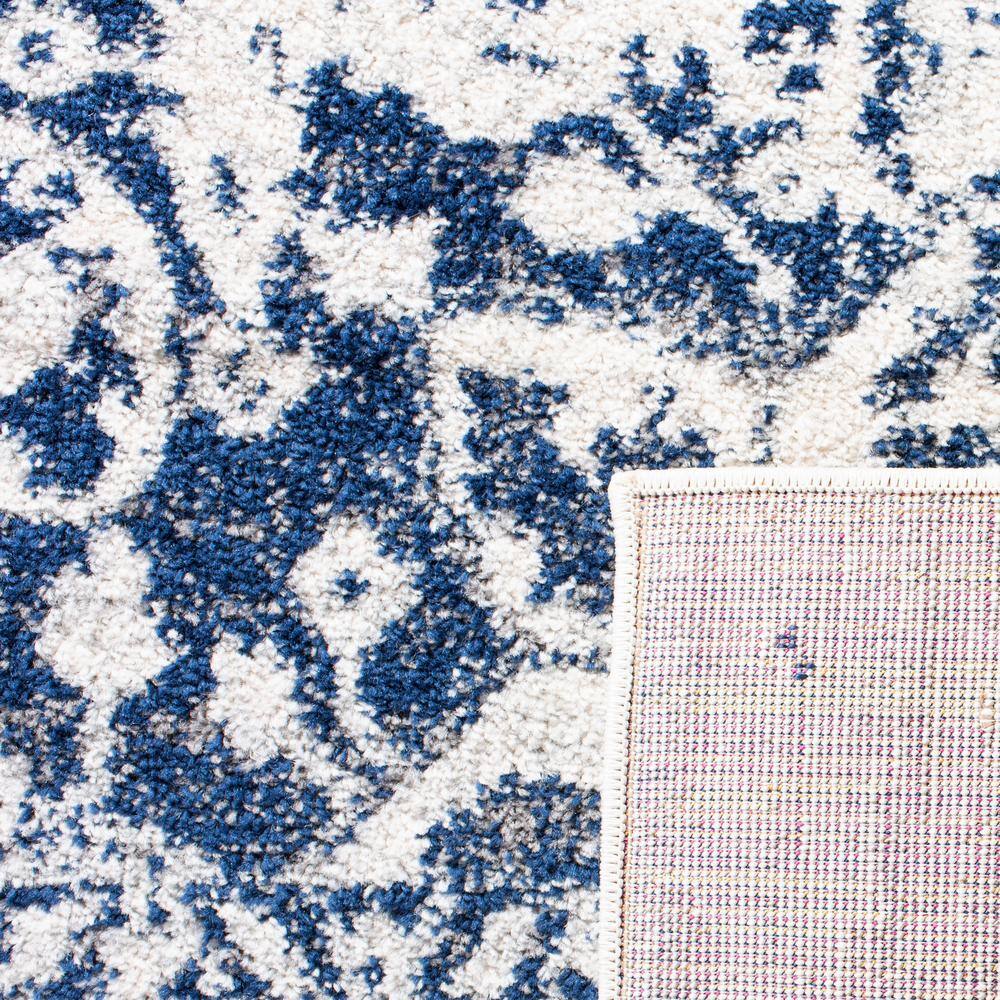 Reversible Ivory Cotton-Blend 72"x22" Stain-Resistant Area Rug