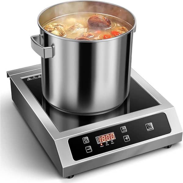 14 in. 1 Elements Commercial Induction Cooktop with Sensor Touch and LCD Screen