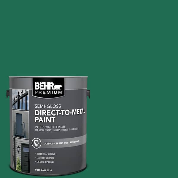 1 gal. #P430-7 Sparkling Emerald Semi-Gloss Direct to Metal Interior/Exterior Paint