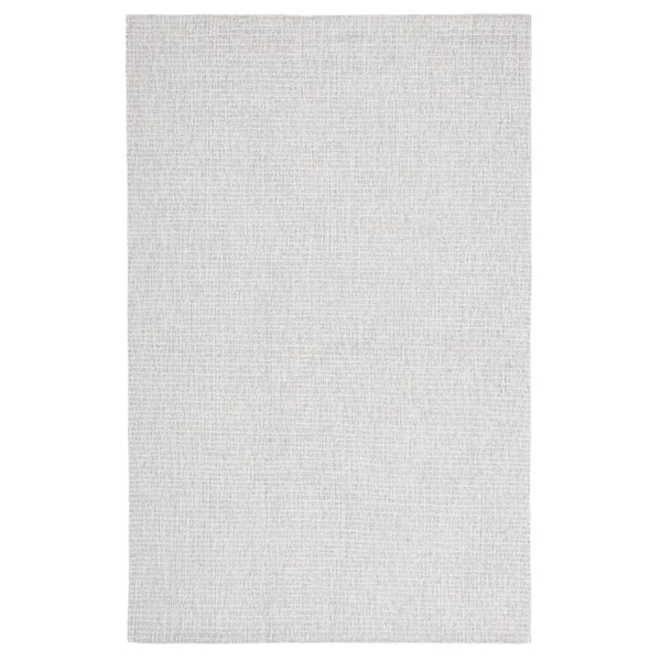 SAFAVIEH Abstract Light Gray/Ivory 4 ft. x 6 ft. Speckled Area Rug