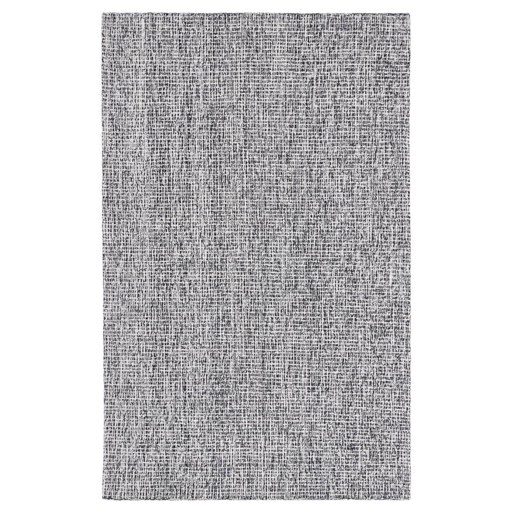 Abstract Black/Ivory Doormat 3 ft. x 5 ft. Speckled Area Rug price history on PriceWatchPro