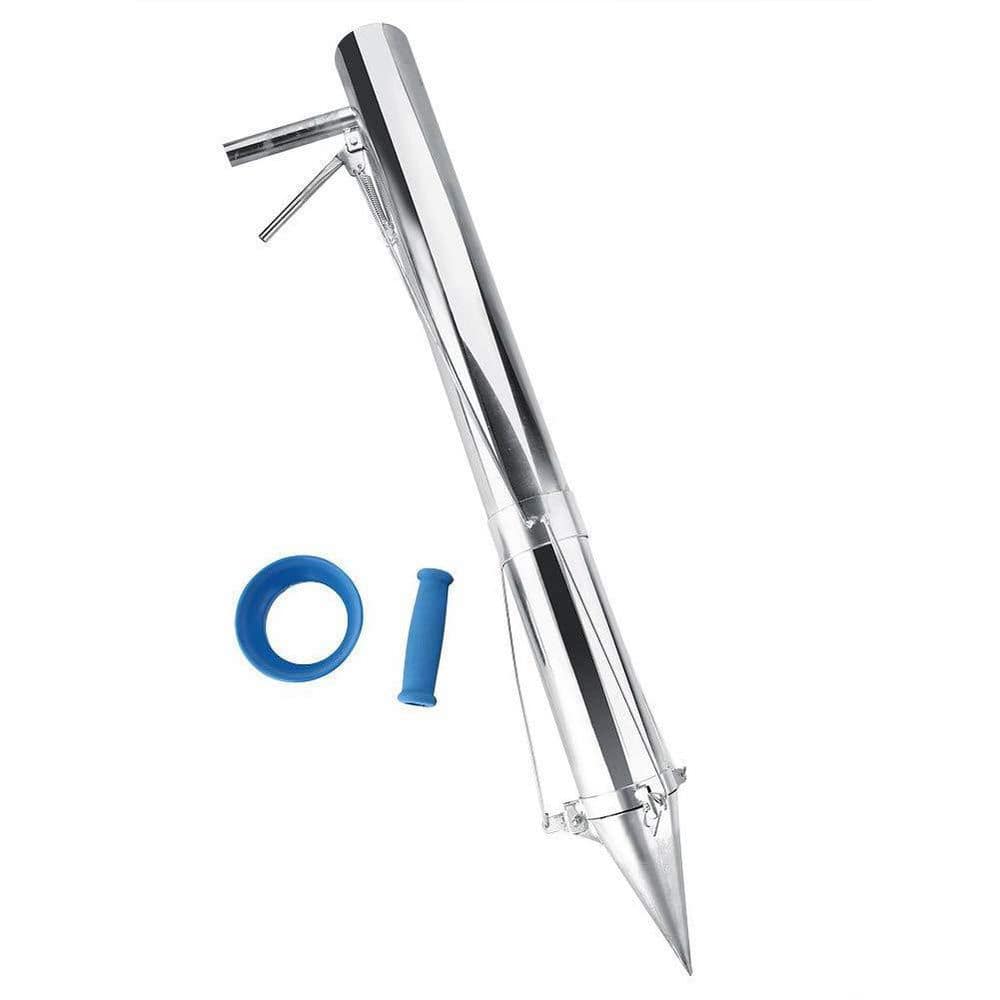Bulb Planter Semi-Automatic Stainless Steel Tool for Vegetable Seedlings and Flower Transplanting price history on PriceWatchPro
