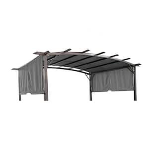 Universal Canopy Replacement Top Cover Suitable for 12 X 9 ft. Outdoor Pergola Frame, Gray