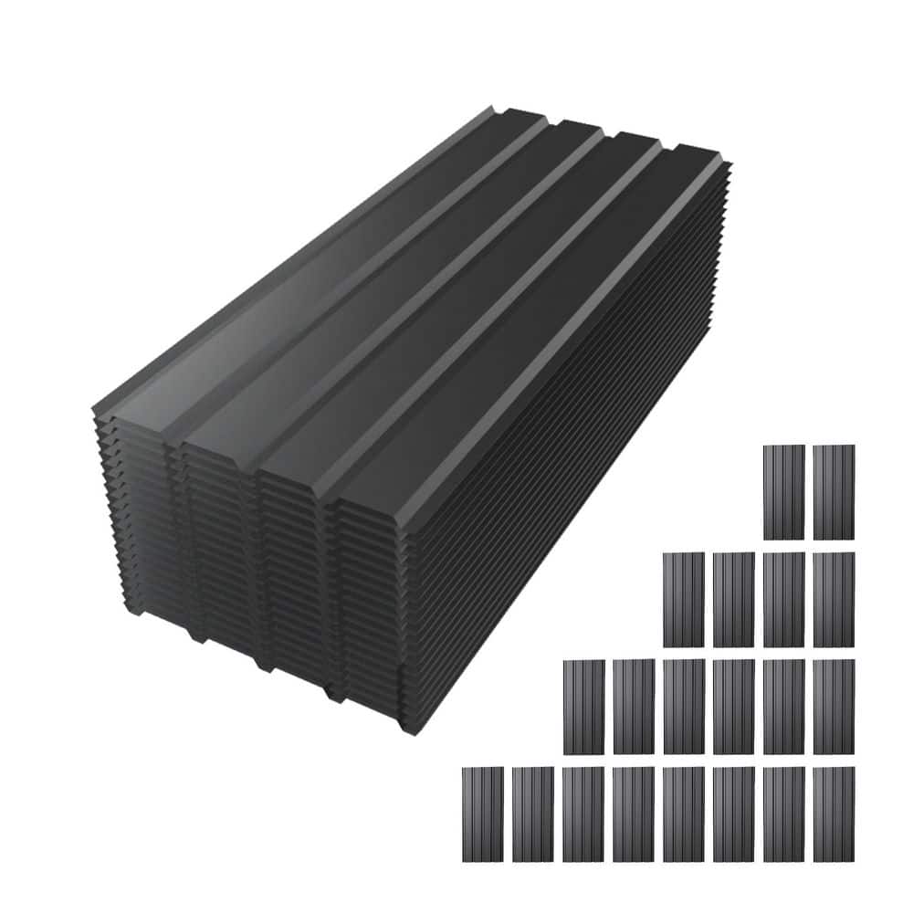 3.5 ft. x 1.5 ft. Grey Metal Roof Panel, 20 PCS price history on PriceWatchPro