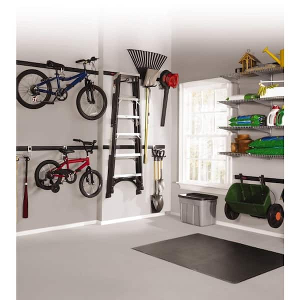 Rubbermaid Fasttrack Garage 47 5 In Upright Extension Track 1784367 Rubbermaid Fasttrack Garage 47 5 In, Rubbermaid Garage Track System Home Depot