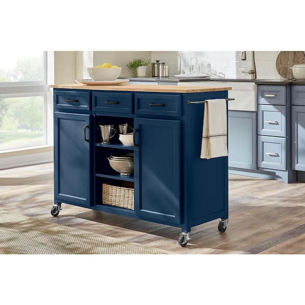 Home Decorators Collection Midnight, Home Depot Kitchen Islands On Wheels
