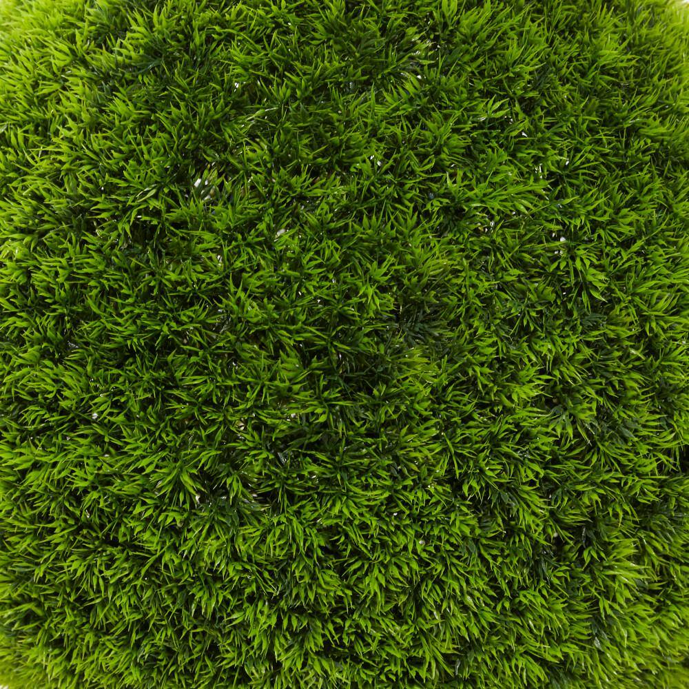 22" Green Plastic Boxwood Topiary Ball for Indoor Outdoor