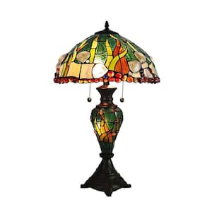 Coral 26 in. Coffee Black Table Lamp