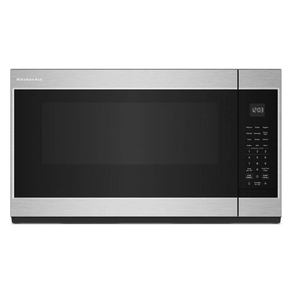 KitchenAid 1.9 cu. ft. Over-the-Range Microwave in PrintShield Stainless with Auto Funtions