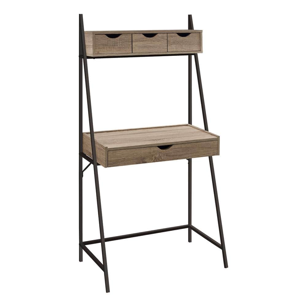 Dark Taupe Computer Desk