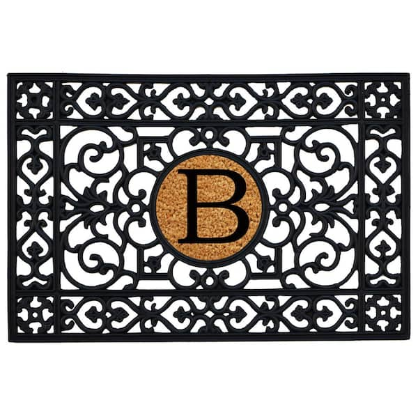 Calloway Mills 24 in. x 36 in. Rubber Monogrammed B Door Mat