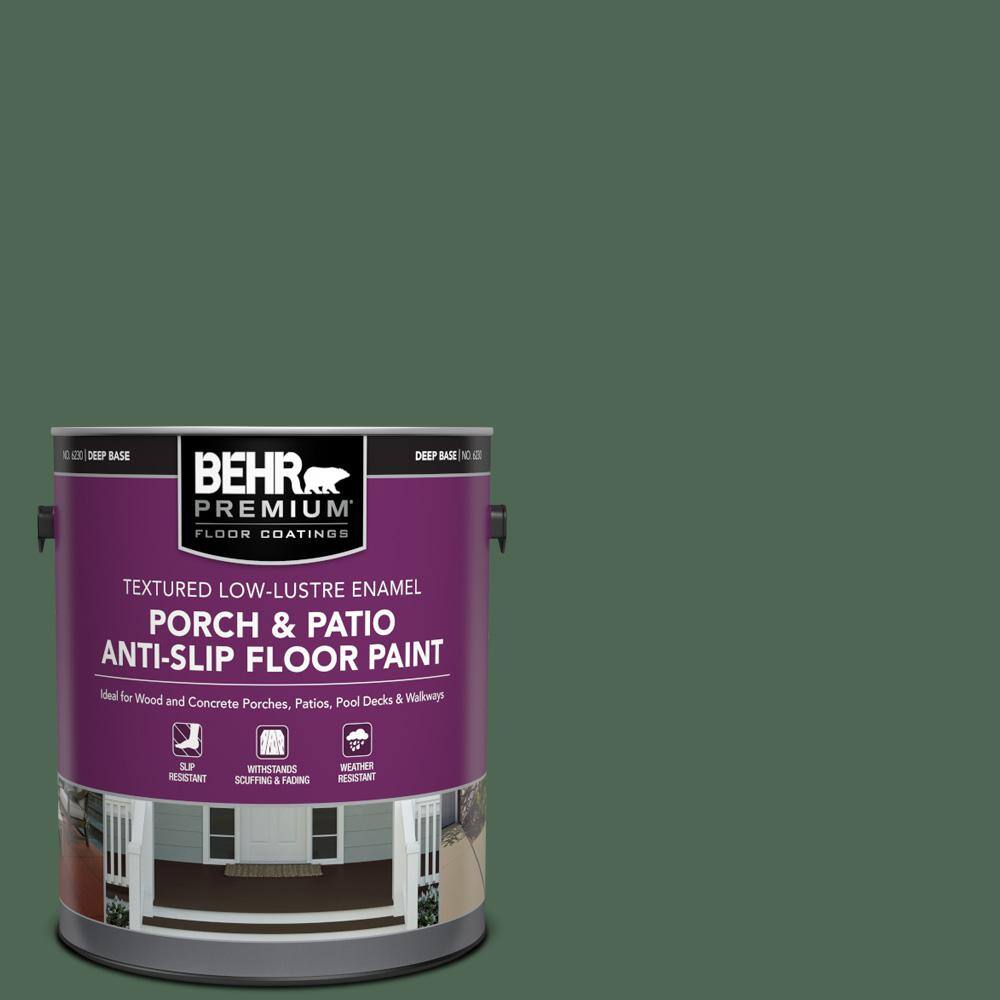 1 gal. #PFC-40 Green Textured Low-Lustre Enamel Interior/Exterior Porch and Patio Anti-Slip Floor Paint price history on PriceWatchPro