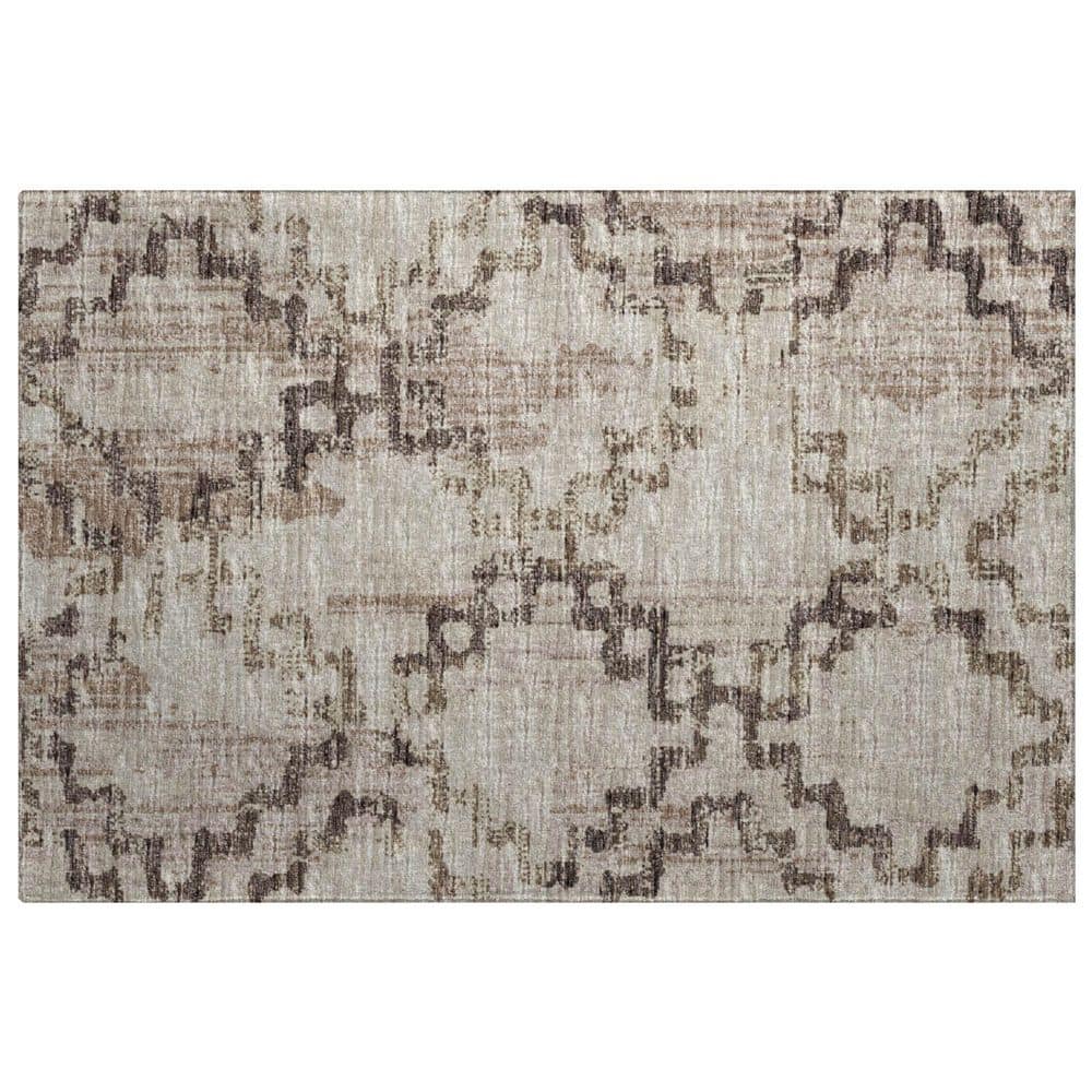 Dream Shag Premium Machine Washable Abstract ADS121 Mocha 2 ft. x 3 ft. Accent Rug price history on PriceWatchPro