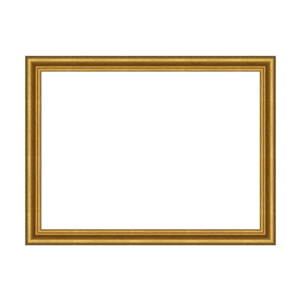 Amanti Art Mirror Makeover Parlor Gold 49.25 in. W x 37.25 in. H ...