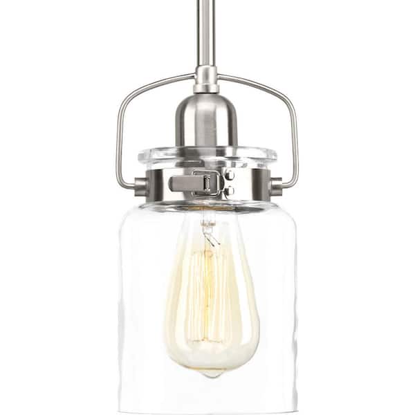 Progress Lighting Calhoun Collection 1-Light Brushed Nickel Pendant