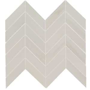 Ader Pamplona Chevron 12 in. x 15 in. Matte Porcelain Mosaic Floor and Wall Tile (10 sq. ft./Case)