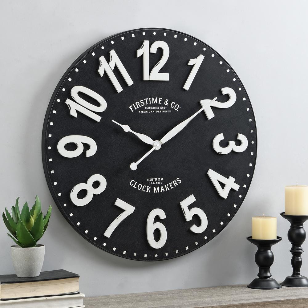 FirsTime & Co. Big Time 40 in. Wall Clock 10084 - The Home Depot