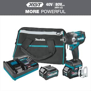 40V max XGT Brushless Cordless 4-Speed Mid-Torque 1/2 in. Impact Wrench KIt w/Friction Ring Anvil, 2.5Ah