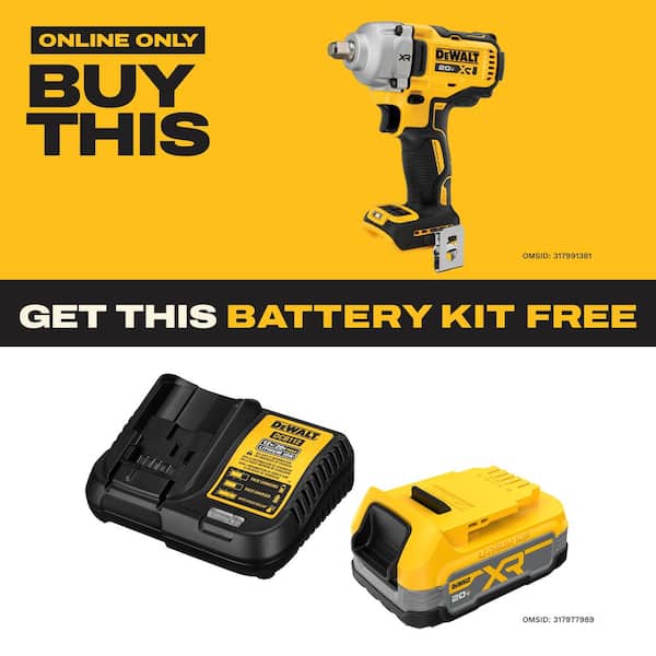 20V MAX XR Cordless 1/2 in. Impact Wrench (Tool Only)