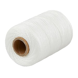 Everbilt 1/16 in x 500 ft. Poly Twisted Mason Twine Refill, White 814160 -  The Home Depot
