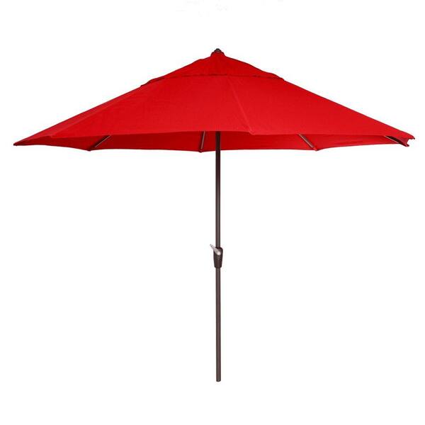 RST Brands Terrace Market 10-1/2 ft. Patio Umbrella in Red