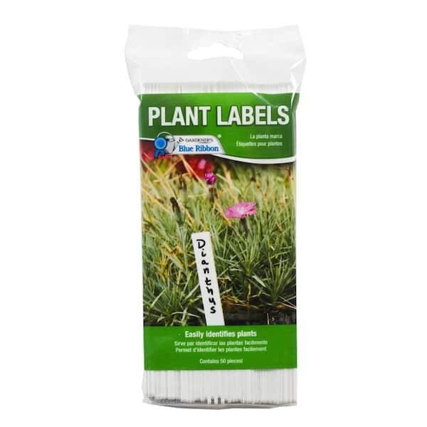 Gardener's Blue Ribbon 6 in. Plastic Plant Labels (50-Count)