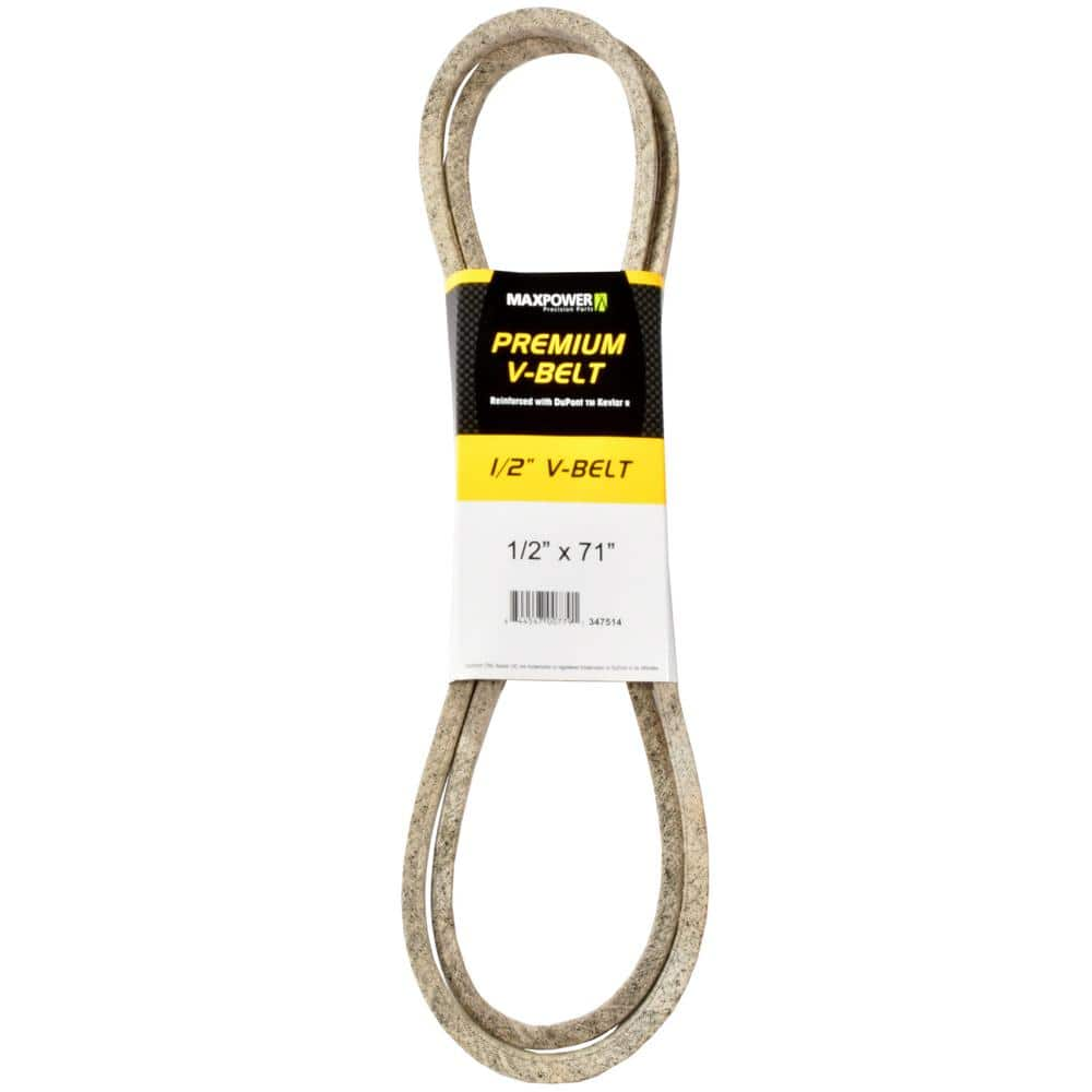 MaxPower 1/2 in. x 71 in. Premium V-Belt 347514 - The Home Depot