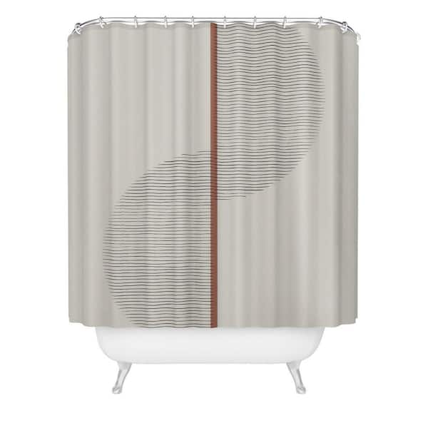 DenyDesigns. 71 in. x 74 in. Alisa Galitsyna Geometric Composition II Shower Curtain