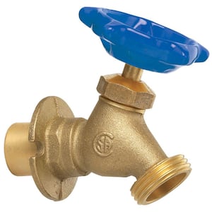 1/2 in. SWT and 3/4 in. SWT x 3/4 in. MHT Lead Free Brass Sillcock Valve