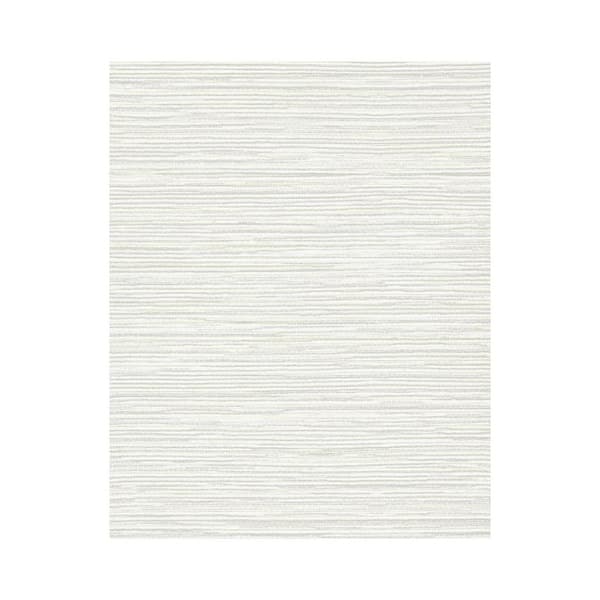 York Wallcoverings Ramie Weave Light Gray Vinyl Strippable Roll (Covers 60.75 sq. ft.)