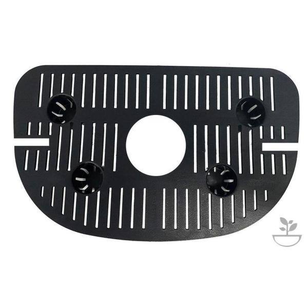 Black 12" Self-Watering Wall Planter for Indoor/Outdoor Use