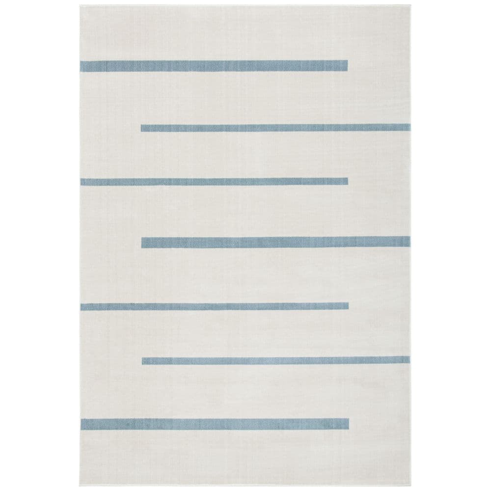 Orwell 5 ft. x 8 ft. Ivory/Blue Abstract Striped Area Rug price history on PriceWatchPro