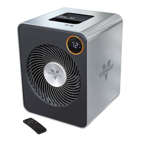 Vornado VMHi600 5118 BTU Metal Fan Forced Air Heater Electric Furnace with Remote, 5-Year Warranty and Tip-Over Protection