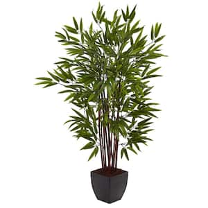 4 ft. Artificial Bamboo Silk Tree with Planter