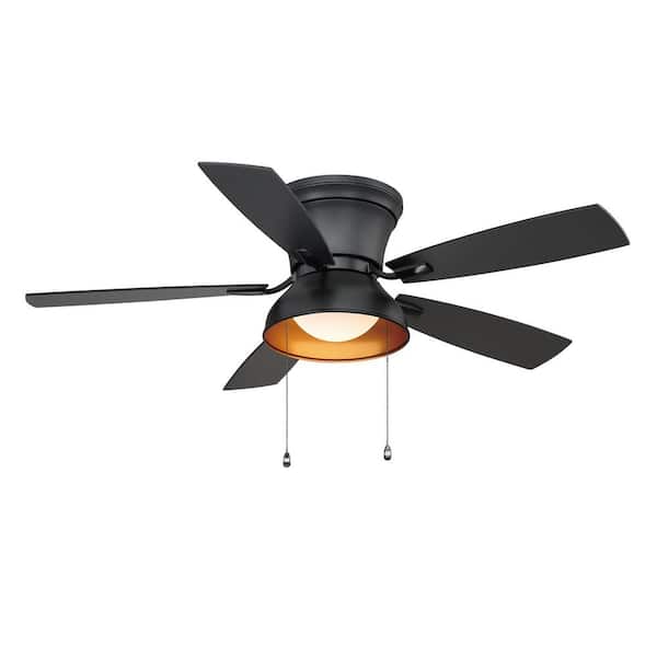 Home Decorators Collection Banneret 52 in. LED Natural Iron Ceiling Fan with Light
