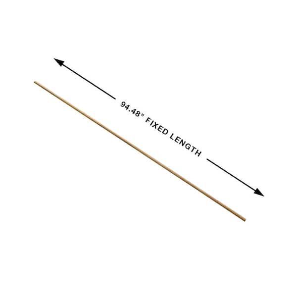 French Oak Alturas/Dublin/Folsom 0.59 in. Thickness X 1.023 in. Width X 94.48 in. Length Quarter Round Molding