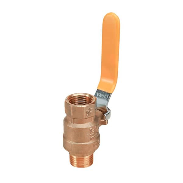 The Plumber's Choice 3/4 in. FIP x 3/4 in. MIP, Premium Brass Full Port Ball  Valve 822256MF - The Home Depot