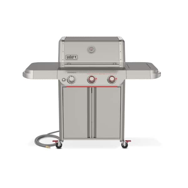 Genesis E-325W 3-Burner Natural Gas Grill in Titanium with Sear Zone
