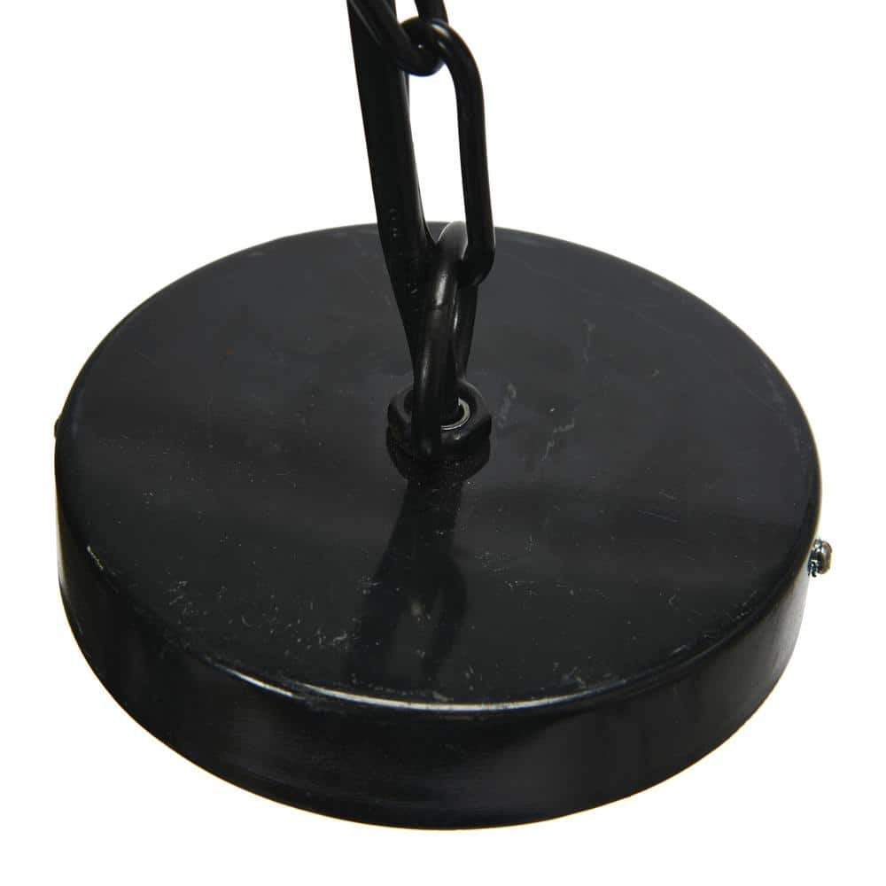 Black Capiz Globe Pendant Light with LED and Incandescent Options